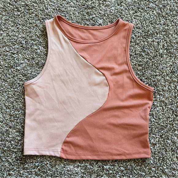Shein Color Block Ribbed Tank - Picture 2 of 5